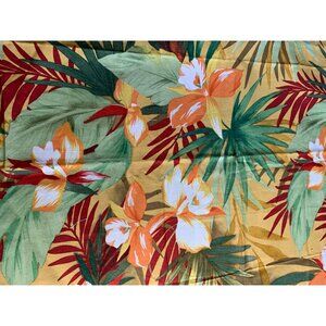 Tropical Floral Fabric Half Yard 44" Wide Cotton Material  Sewing & Crafting